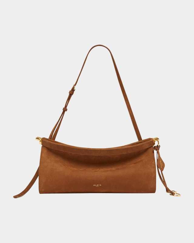Le Click Medium Shoulder Bag in Leather